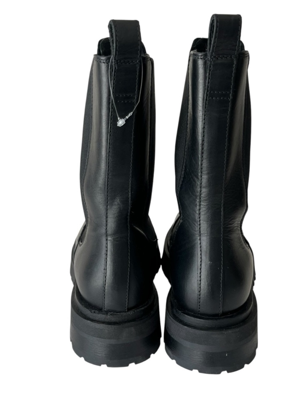 & other stories Chelsea leather ankle boots black NEW 38 US7 - Picture 8 of 12